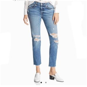 Closet closing Rag & Bone Dre Low Rise Slim Fit Boyfriend Jeans Sz 25